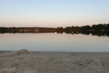 Plaża przy zbiorniku Budzów